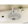 Kitchen wash Ulgran u102-344, d = 480 mm, ultra-black color