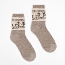 Women's socks from the Mongolian wool 