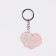 Acrylic keychain "With Love", 5.5 x 5.2 cm