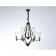 Suspended chandelier Ambrella TR3238/6+3 BK, E14, 9x40W D730x720 mm, black