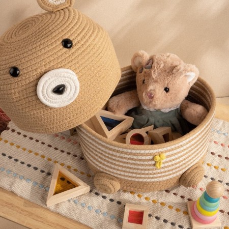 Bear weaving basket "Bear", 25x26x41 cm-5