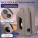 Inflatable pillow, 50 × 35 × 30 cm, in a case, color gray color