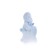 Gulliver soft toy Bear with a bow, blue color, 22 cm