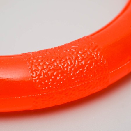 Toy "Ring" large, 14 cm, rubber, red-3
