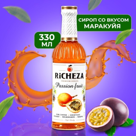 Richeza syrup maracuya glass 330 ml