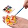 Gypsum magnets for painting "dinosaurs"