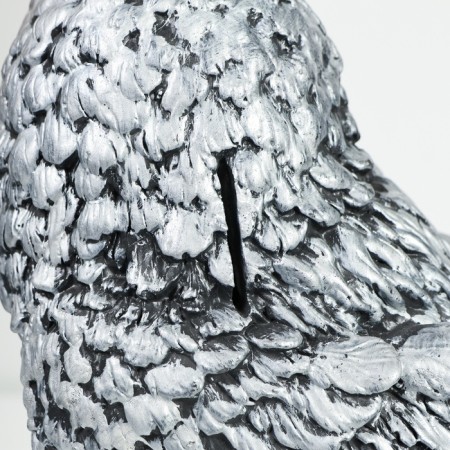 Pigger "Owl with the book" Silver, 21x17x35cm-3