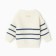 Jumper knitted baby I Blueberry, r.68-74, milk