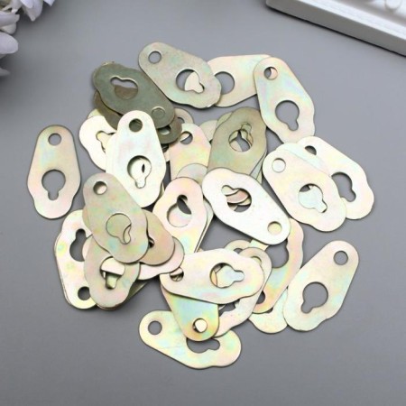 Suspension metal for paintings, bronze photo frames 3.2x1.7 cm-1