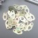 Suspension metal for paintings, bronze photo frames 3.2x1.7 cm