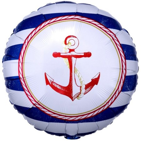 Foil ball 18 "Sea anchor", circle