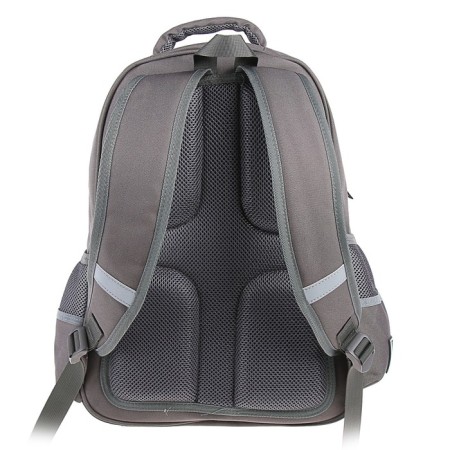 School backpack Bruno VisConti, 40 x 30 x 16 cm, ergonomic back, "hip-hop", dark gray-3