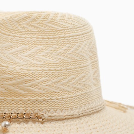 Women's Summer Hat Minaku centered minor, size 56-58-2