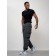 Cargo jeans men, size 44-46, dark gray color