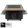 Electric Grill KitFort KT-1650, RAKTERY, 1200 W, 8 pans, 7x7 cm, black