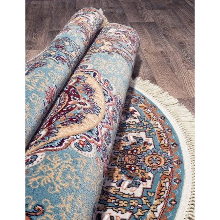 Oval Merinos shahreza carpet, size 200x285 cm, color Blue-2