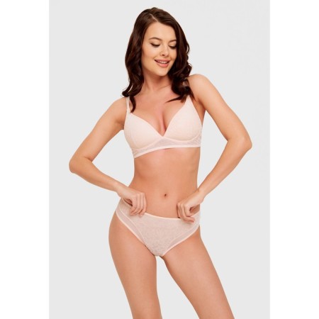 Women's bra, size 75D, light pink color