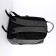 Male backpack on lightning, external pocket, code lock, suitcase mount, gray color.