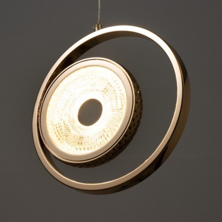 Lamp Bayerlux "Inard" LED 12W gold 22.5x2.5x22.5 cm-3