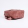 Women's backpack made of artificial leather with lightning, 2 pockets, pink color