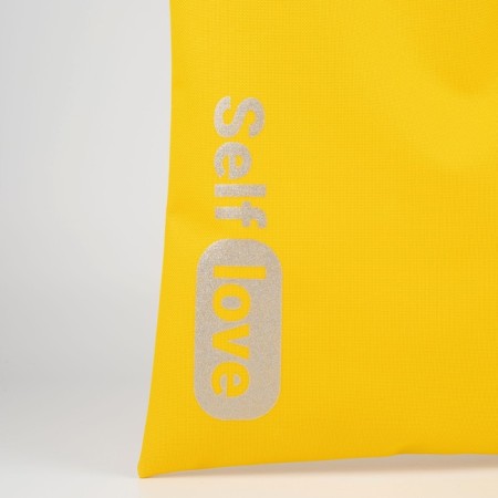Shoper Self Love, sparkles, without lightning, without lining, yellow color-4