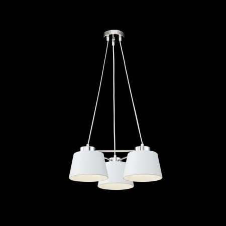 Barbara chandelier, 3x60W E27, chromium color