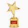 Cup Award Figure: a casting star “Best of the best” gold, plastic, 16.5 x 6.3 cm.