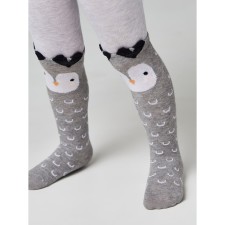 Pantyhose baby cotton Conte kids tip-top, height 116-122 cm, color gray color