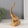 Souvenir Polystone "Elephant and Elephant. Indian patterns" Gold 10.3x6.6x18.8 cm