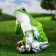 Garden figure "Frog with a frog" 30x22cm