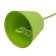 Cartridge E27 Silicone with a cord 1 m green rexant