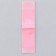 Textile strip "38", 4.6 x 1.1 cm, pink color