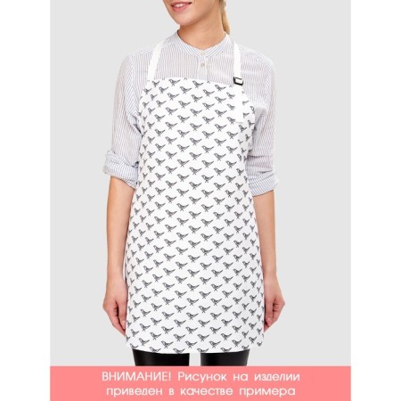 Apron kitchen with a photo print "Cats on the roof", adjustable, size OS-3