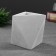 Cashpo concrete "abstraction" white 9 x 9 x 9 cm