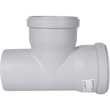 Cross sewer stout SKB-0017-011087 D = 110 mm, 87.5 °, 2-plane, silent-4