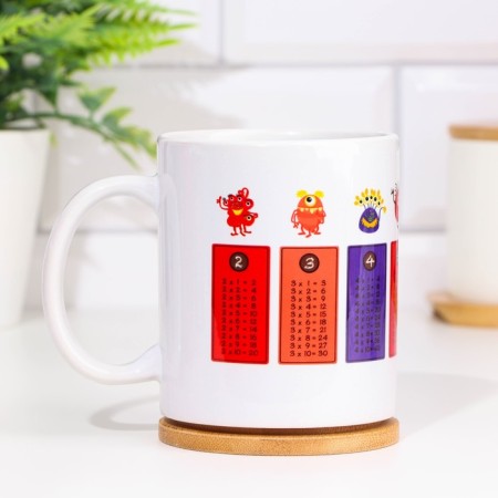 Sublimation mug "Detachment table", 320 ml, with application-1