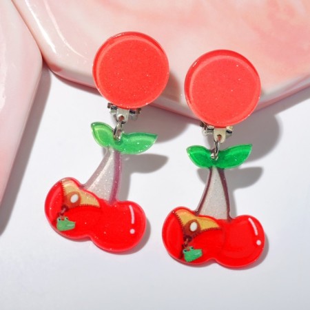 Children's clips "Choselka" summer, cherry, color