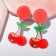 Children's clips "Choselka" summer, cherry, color