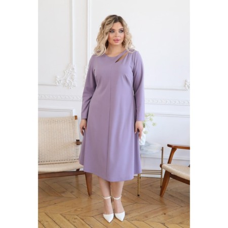 Female dress, size 54, lilac color-10