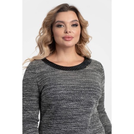Women's dress, size 52, gray color-2