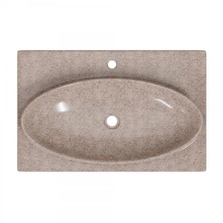 Furniture Santa “Vega 70” 900142, cast marble, river sand color-2