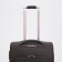 Small 24 suitcase "on lightning, code castle, with extension, brown color