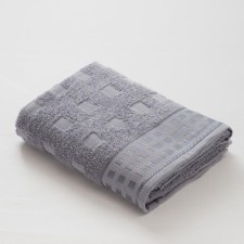 Terry towel Lovelife Square, 50x90 cm, ash-gray color