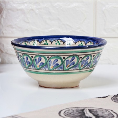 Set of salad bowls Rishtan ceramics 15cm, 3pcs in gift packaging-1