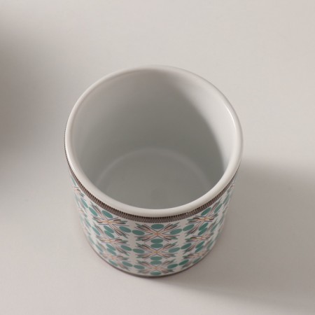 Bank for candles ceramics "breeze" 200 ml 7.3x7.3x7.3 cm-5