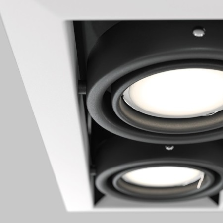The built-in lamp Technical DL008-2-02-W, 2x50W, 24.5x12.6x7.2 cm, GU10, white color-2