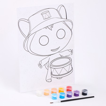Picture for coloring by numbers "Henotics", 32.7 × 17 cm-1