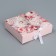 Bearbox Gift Two -way folding, packaging, “peonies”, 20 x 18 x 5 cm