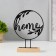 Souvenir Metal "House" Black 5x15.5x21 cm
