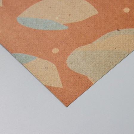 Scrapbooking paper bilateral craft "Flowers" density 180 grams set 5 pcs 30.5x32 cm-5